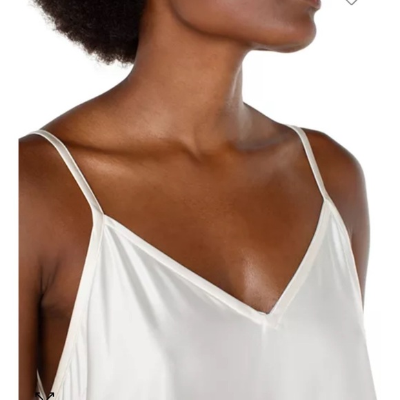 Liverpool Los Angeles Printed Border Maxi Dress size S/M Cream Olive Paisly - Picture 5 of 7